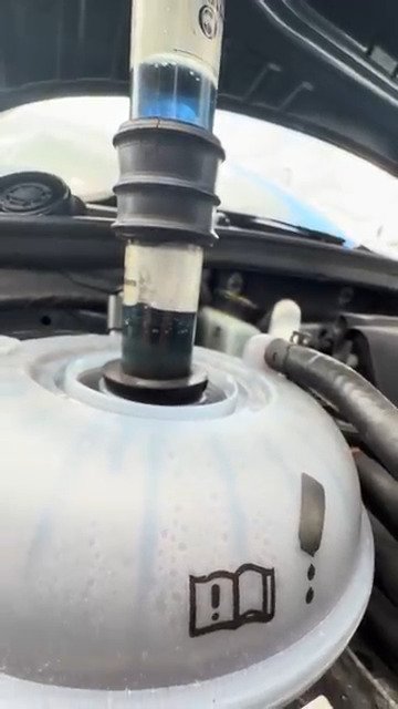Exhaust gas getting into the coolant
