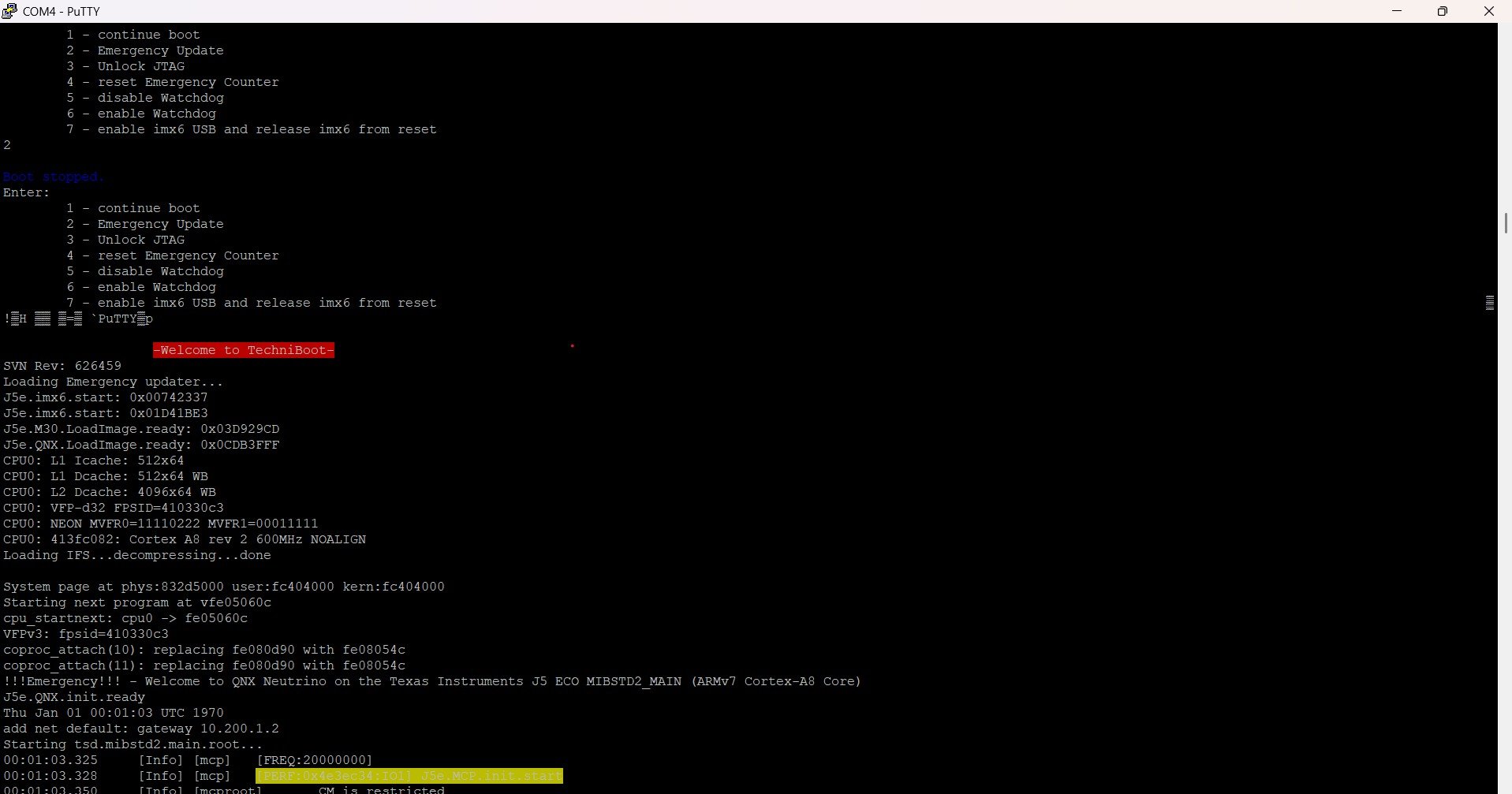 MIB2 Technisat unit, trigger Emergency Update UART-TTL adapter