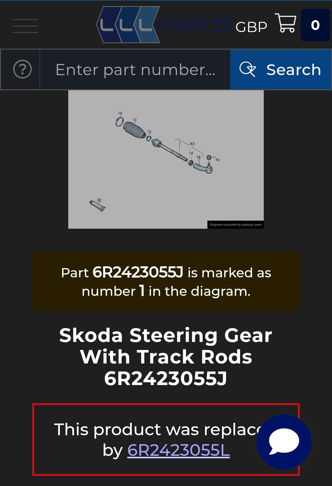 VRS steering rack