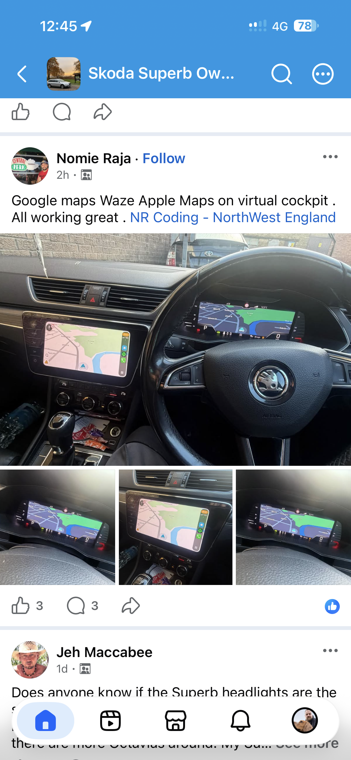 CarPlay hack for virtual cockpit