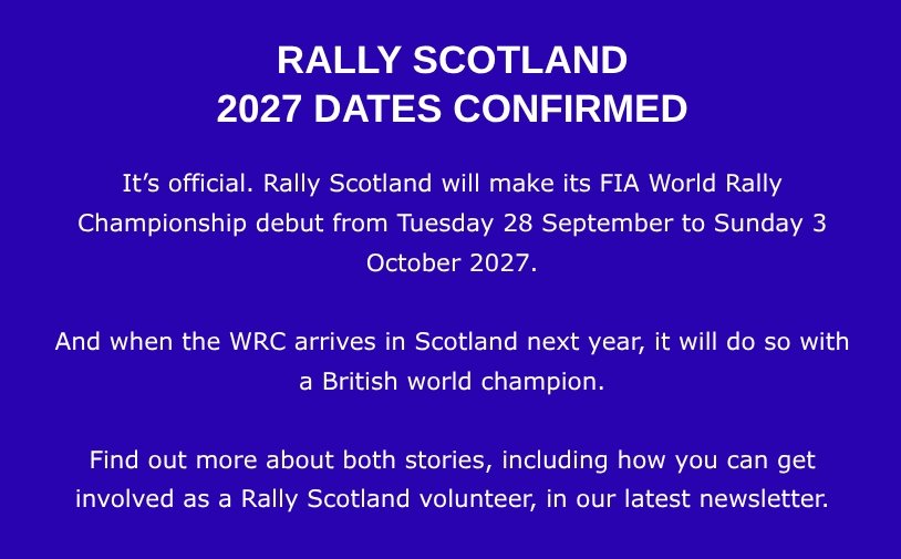 BBC secures FIA World Rally Championship (WRC) coverage 2027-2029
