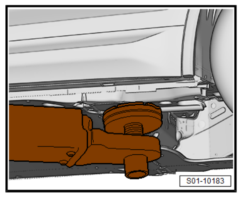 Axle stand location